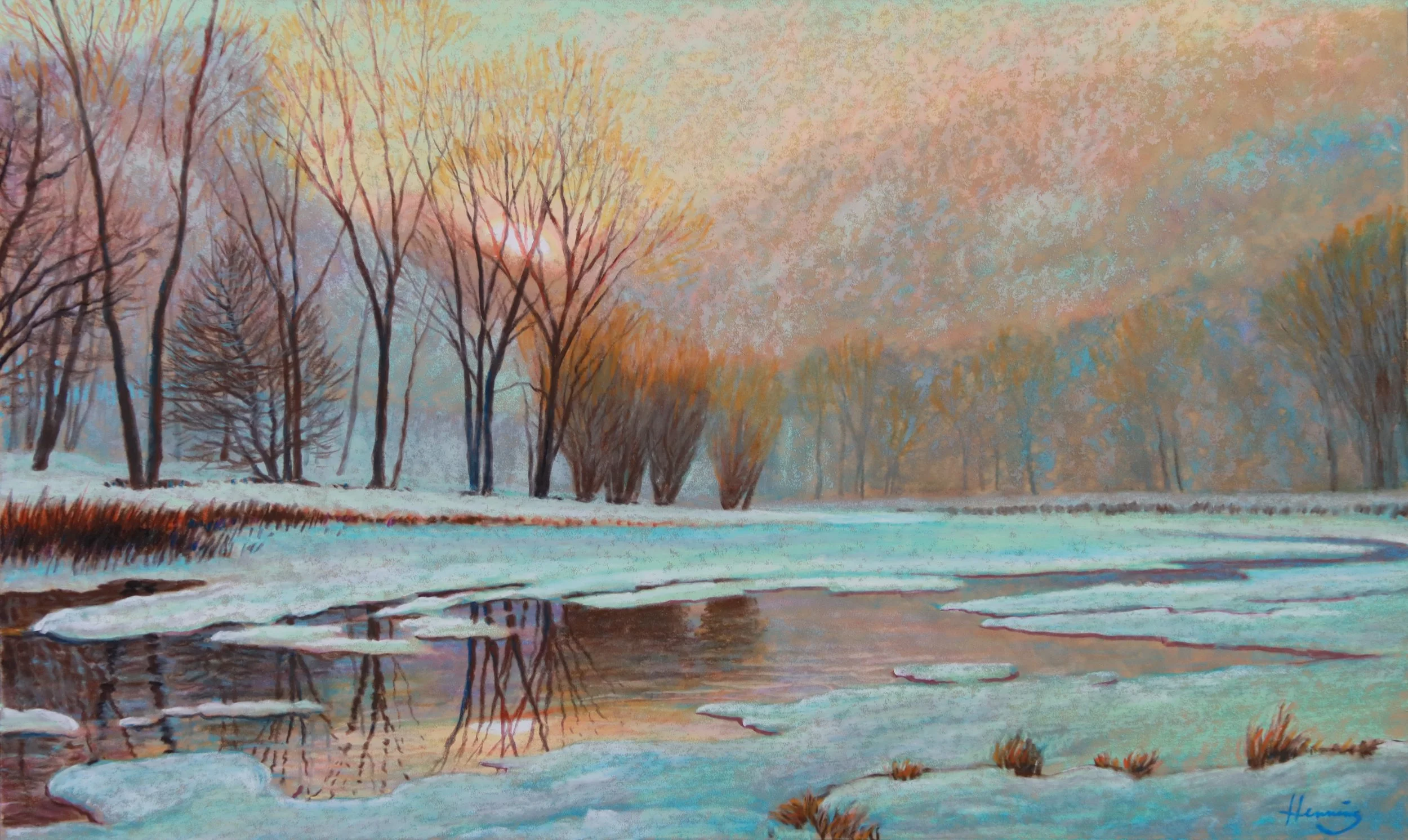 Spring Thaw Artwork: Capturing the Transition from Winter to